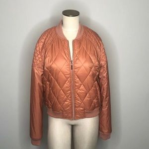 Free People Movement Quilted Bomber